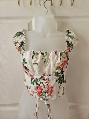 Corset Floral Top